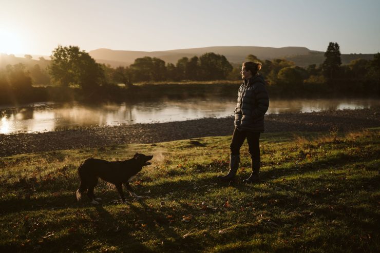 walking by river war